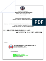 As - Staked Drawings and Quantity Calculations: M. Abubakar Construction & Engineering, Inc