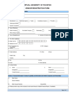 Vendor Registration Form PDF