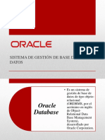 Oracle - Caracteristicas Generales