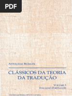 Guerini, A., e Arrigoni, M. T. Antologias Bilingues - Classicos Da Teoria Da Traducao - Volume 3 - Italiano-Portugues