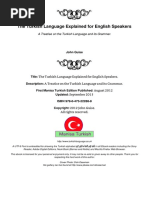 The Turkish Languge Manisa