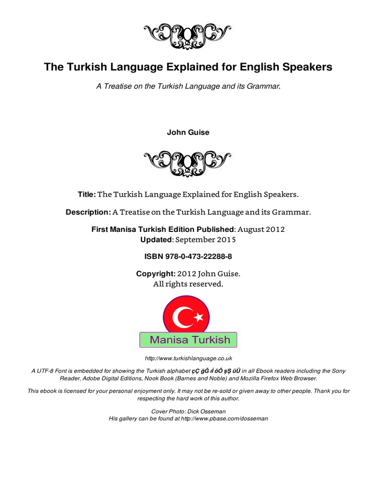 the turkish languge manisa english