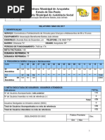 modelo relatório de Projeto social