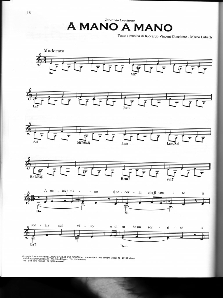 A Mano A Mano PDF