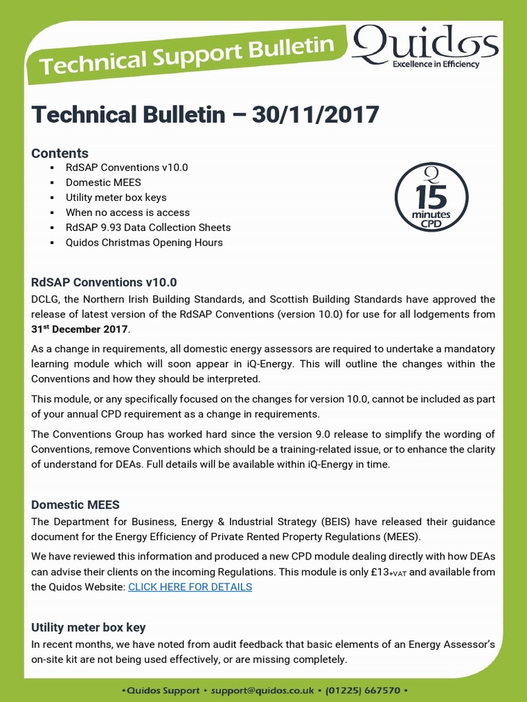 Quidos EPC Updates and Guidance | PDF | Computing | Energy And Resource