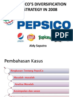 Pepsico's Diversification Strategy in 2008
