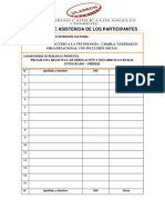 Registro Asistencia de Participantes Ec