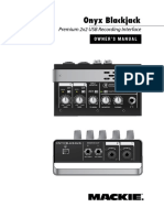 Onyx Blackjack: Premium 2x2 USB Recording Interface