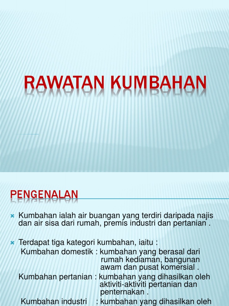 Rawatan Kumbahan Pdf