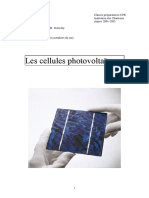 Les Cellules Photovoltaïques