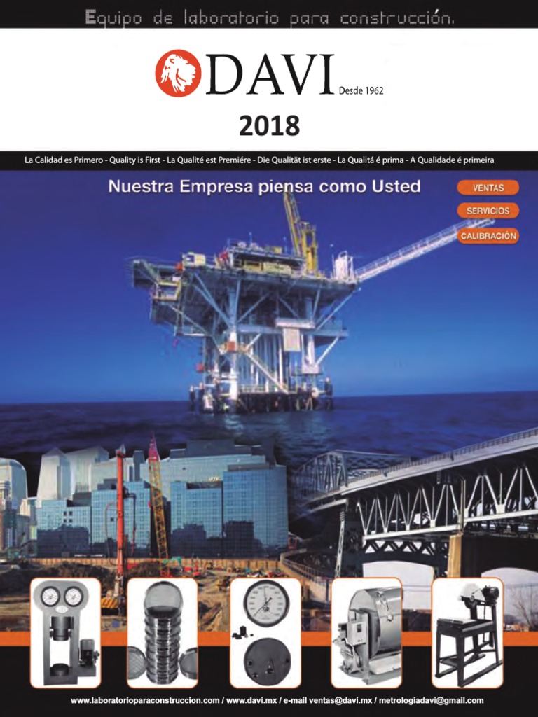 Catalogo DAVI 2018 | PDF | Calidad (comercial) | Calibración