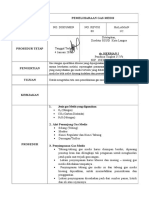 Sop Pemeliharaan Gas Medis