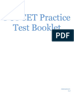 Pupcet Practice Test PDF