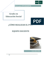 Orientaciones para Realizar El PTP 2017-2018 PDF