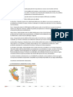 El Área Andina Central Comprende Gran Parte de Lo Que Ahora Se Conoce Con El Nombre de Perú