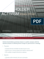 Shareholder Activism Research Spotlight