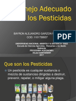 2. Manejo Adecuado de Pesticidas