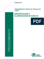 Procedimiento de Identificacion y Clasificacion de Suelos SUCS - Rev 0