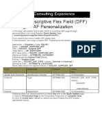 Adding Descriptive Flex Field (DFF) Through OAF Personalization