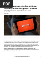 Nonfiction Net Neutrality Article