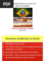 Desastres Ambientais No Brasil 1S2016