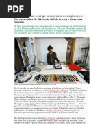 María Gimeno corrige la ausencia de mujeres en los manuales de Historia del Arte con «Queridas viejas» 