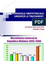 Hemoragii Obstetricale