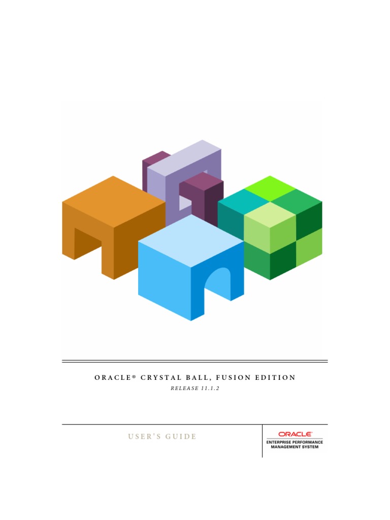 Oracle Crystal Ball User's Guide PDF Keyboard Shortcut License