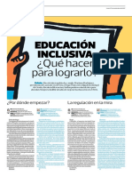 Educación inclusiva,  ¿qué hacer para lograrlo? - Mariana Rodríguez y Hugo Ñopo - El Comercio - 27/11/2017