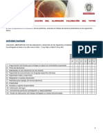 ÍTEMS Evaluación Del Tutor Empresarial - URJC