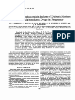 Neonatal Hypoglycaemia Mothers Given Sulphonylurea Drugs Pregnancy