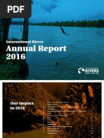 International Rivers' Annual Report 2016