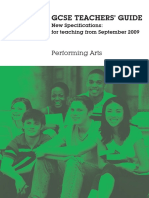 Gcse Teachers' Guide: Performing Arts