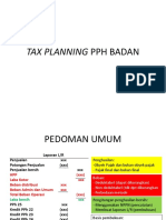 Tax Planning PPH Badan