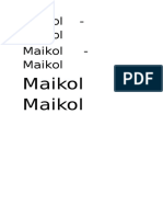 Maikol