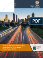 PDF Maestria en Carreteras EAIC OEA