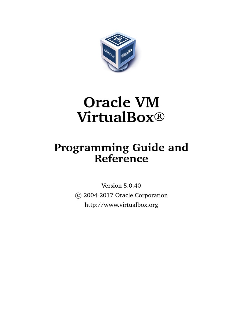 VirtualBox v5.0.40 b115130 - DOC SDK Reference | PDF | Component Object ...