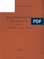 Recensamantul Din 1941 PDF