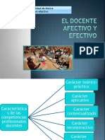 El Docente Afectivo y Efectivo