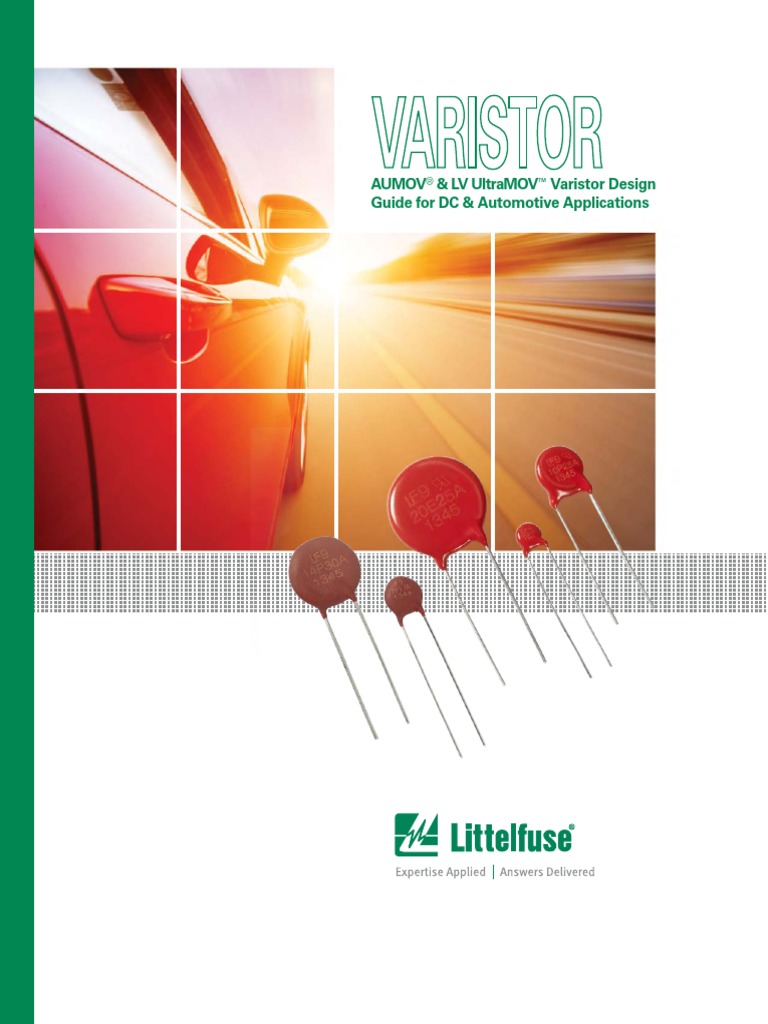 Littelfuse Varistor DC Application Varistor Design Guide.pdf Relay