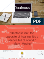 Spe 222 - Deafness Presentation