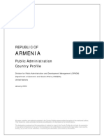 REPUBLIC of ARMENA Public Administration Country Profile