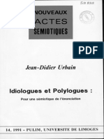 Urbain Idiologues PDF