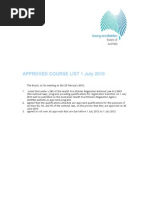 Download Aussie Bridging Programs Approved Course List 7 July 2010 by Anin Sarco SN36566827 doc pdf