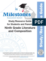 ga milestone 9th grade study guide