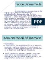 Administración de Memoria