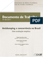 Documento de Trabalho Antidumping e Concorrencia No Brasil