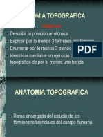 Anatomía Topográfica Guía
