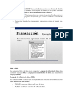 Transaccion - Definicion y Ejemplos