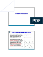 DISTRIBUSI PROBABILITAS KONTINYU